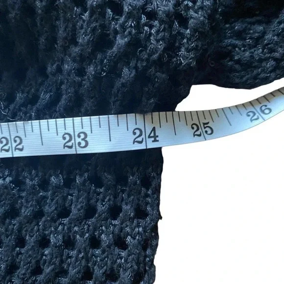 Lane Bryant Womens Size 18/20 Knit Black Sparkly Sweater Long Sleeve Pre-owned - Picture 6 of 12